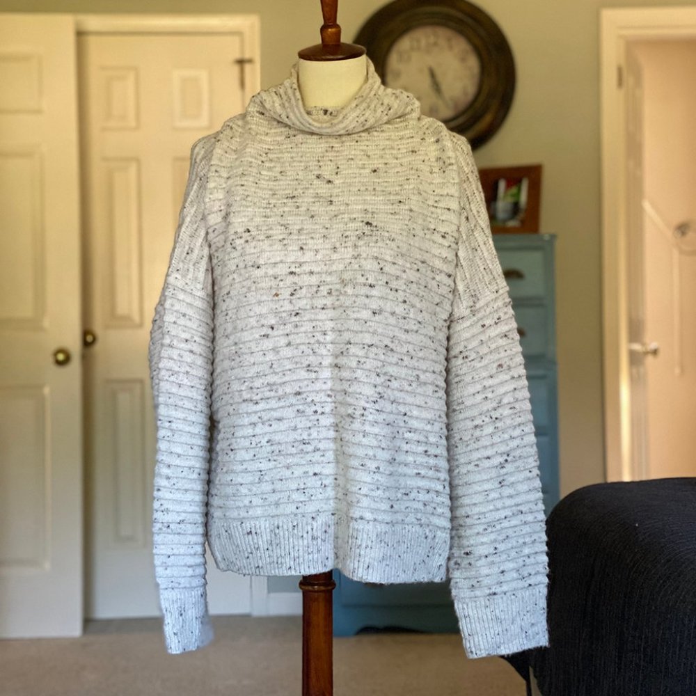 Madewell Donegal Belmont Sweater Ivory Speck